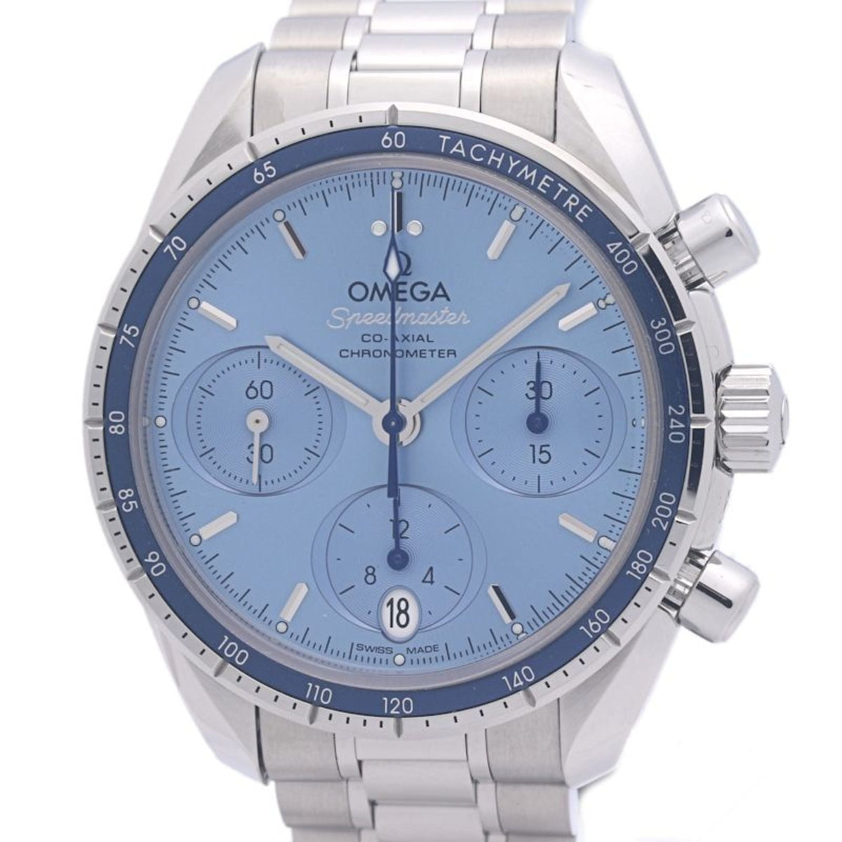 Pre-Owned OMEGA Speedmaster 38mm 324.30.38.50.03.001 Co-Axial Chronometer Men's Watch, Stainless Steel 40282