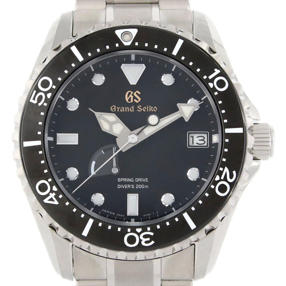 Gebrauchte Seiko Grand Sports Collection Spring Drive TI 9R65-0EE0 SBGA463 Uhr Automatik 