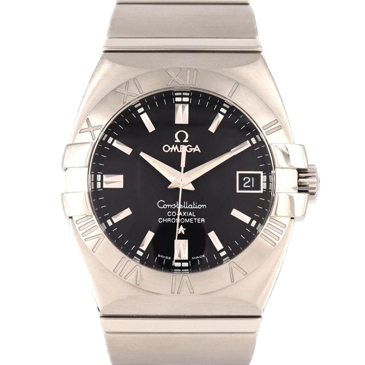 Pre-Owned Omega Constellation Double Eagle 1501.51 Stainless Steel Automatic Watch