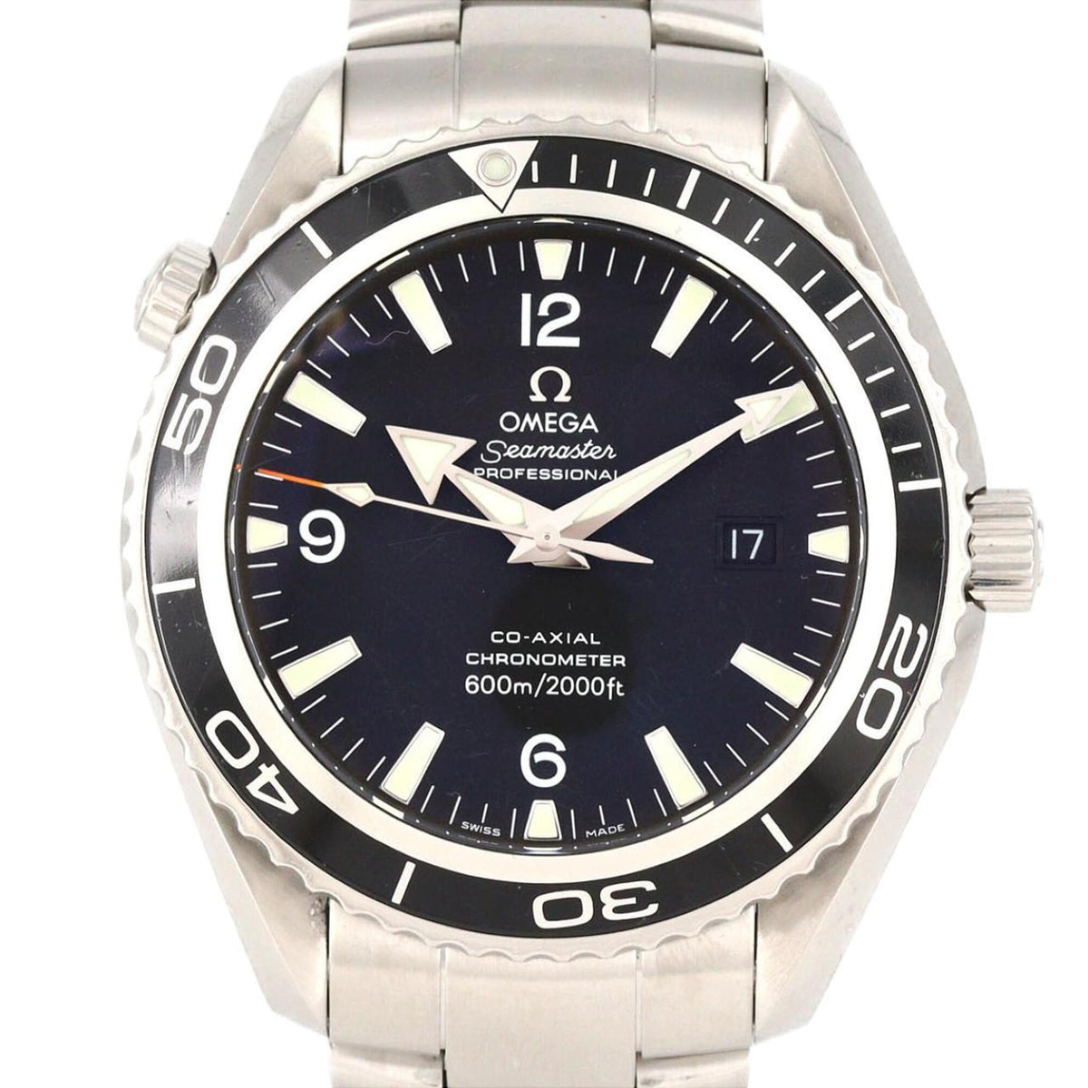 Pre-Owned Omega Seamaster Planet Ocean 2200.50 SS Automatic Watch