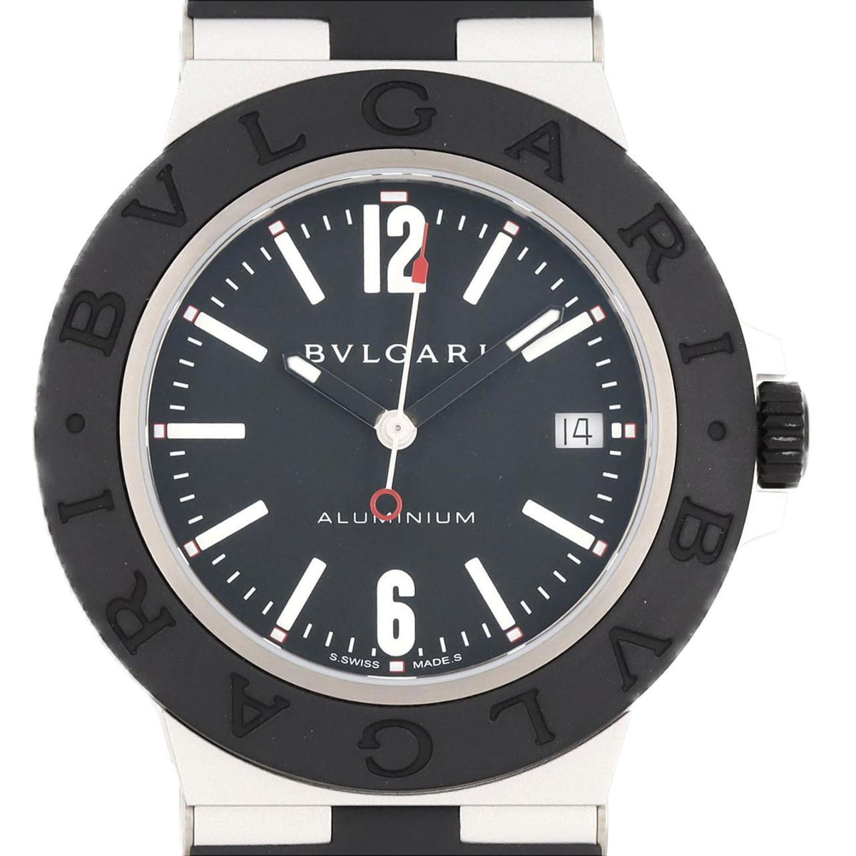 Gebrauchte BVLGARI Aluminium BB40AT 103445 Uhr Automatik 