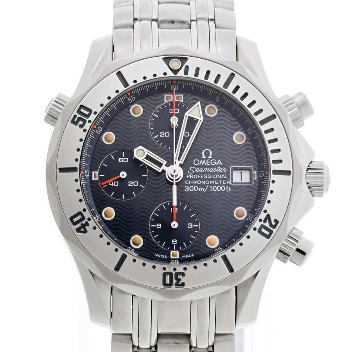 Gebrauchte OMEGA Seamaster Professional Chrono Diver 2598.80 Automatikuhr A-157843 