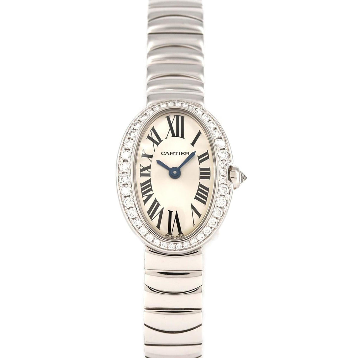 Pre-Owned Cartier Mini Baignoire WG D WB520025 Quartz Watch