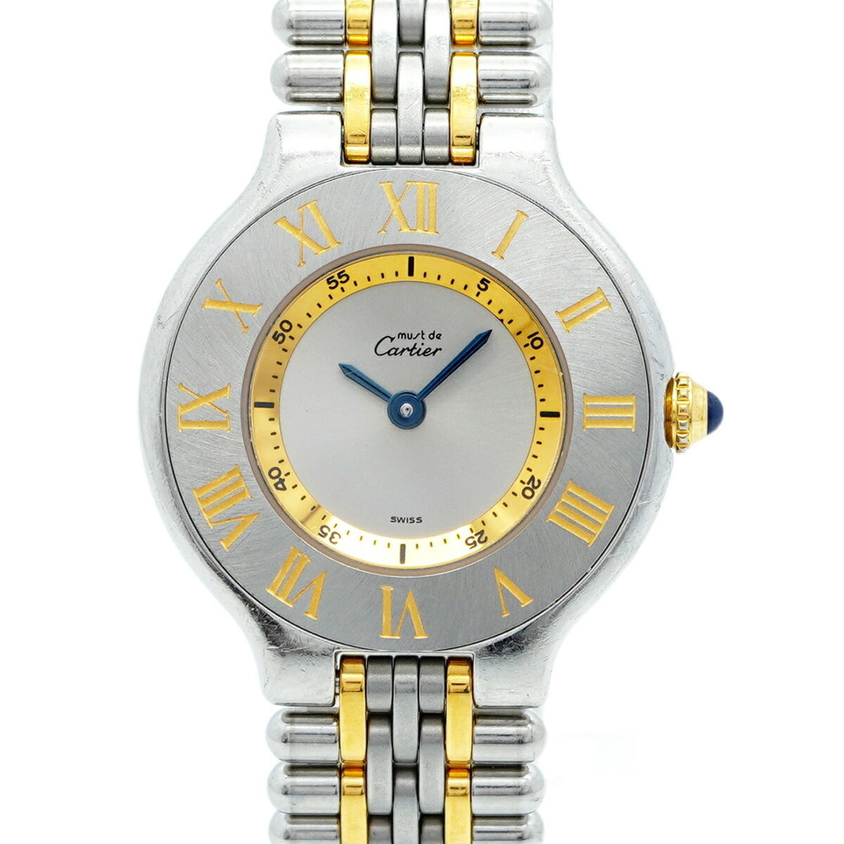 Pre-Owned Cartier Must 21 W10073F4 Silver Dial Women's Watch