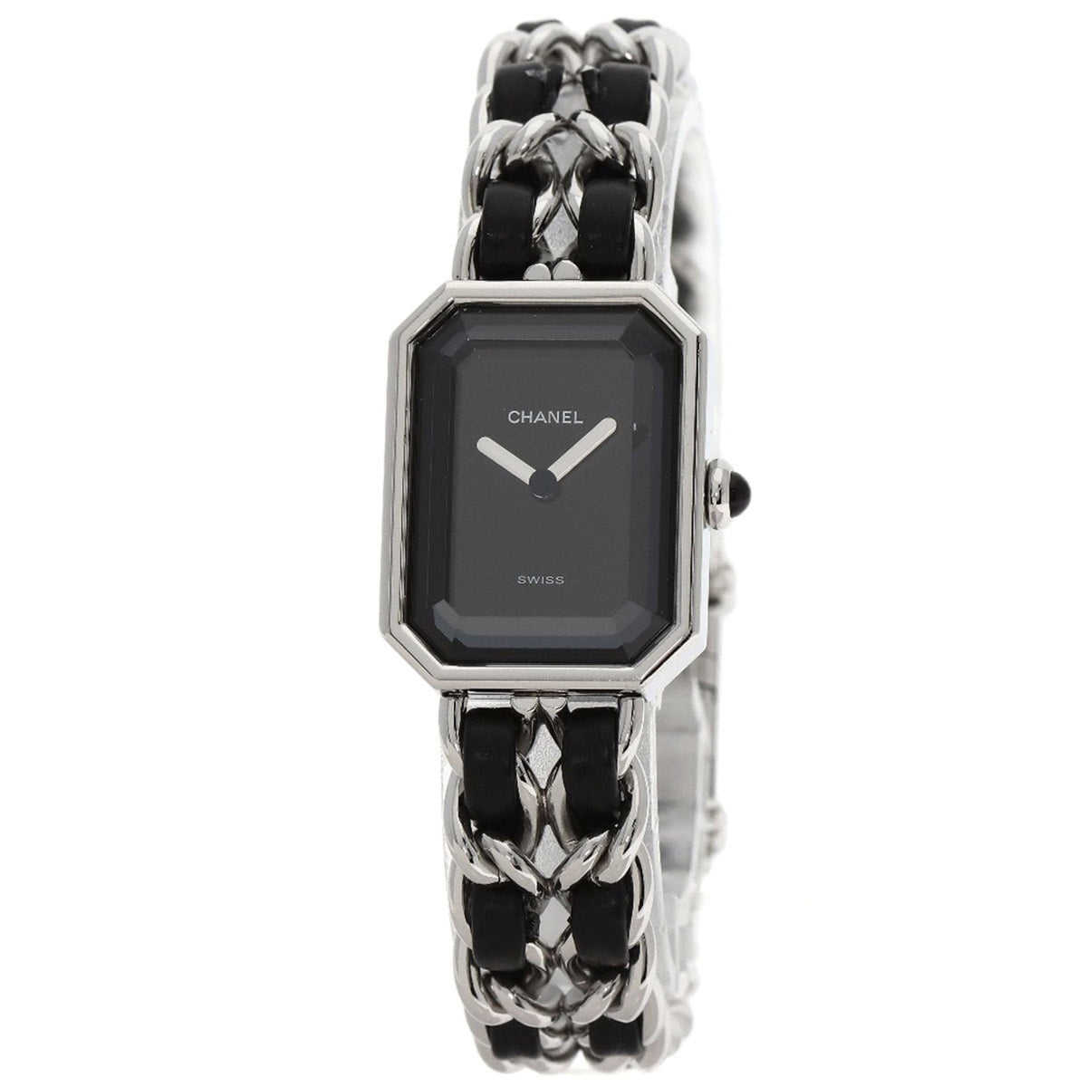 Gebrauchte Chanel H0451 Premiere L Uhr, Edelstahl und SSx Leder, Damen 
