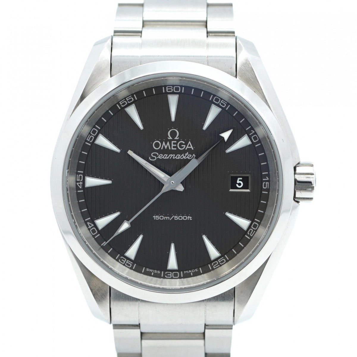 Gebrauchte Omega Seamaster 231.10.39.60.06.001 Herrenuhr mit grauem Zifferblatt 