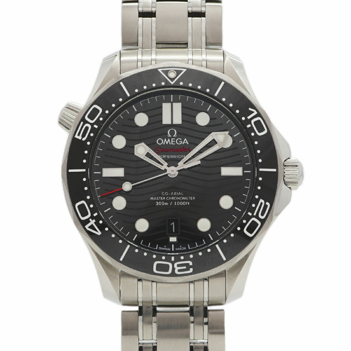 Pre-Owned Omega Seamaster 210.30.42.20.01.001 Black Dial Men's Watch