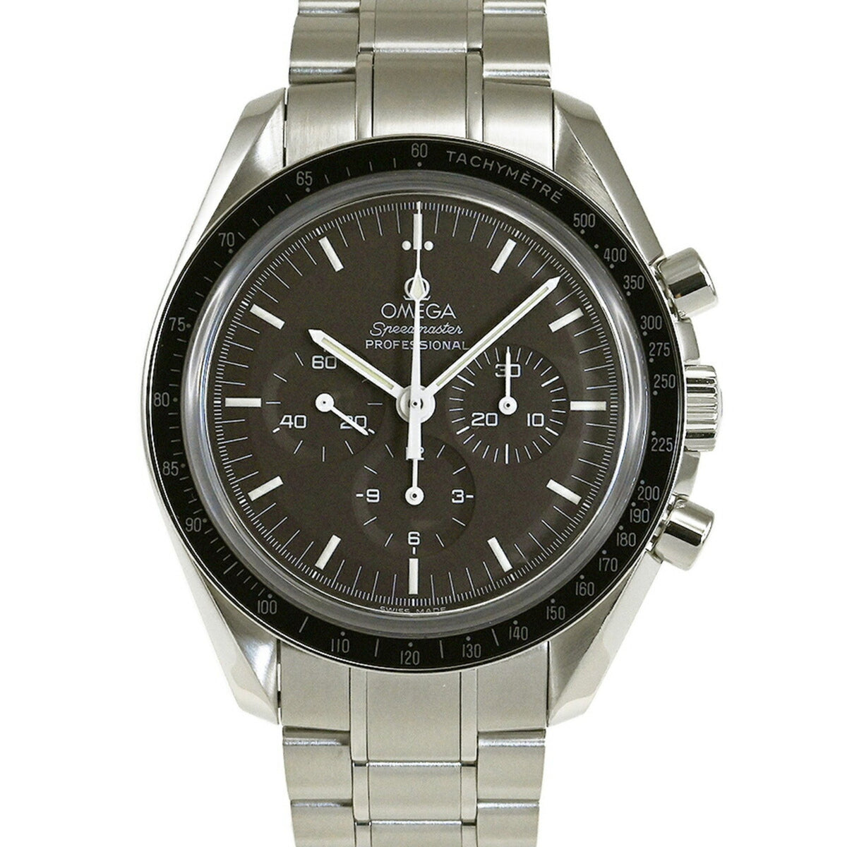 Gebrauchte OMEGA Speedmaster Professional Uhr mit braunem Zifferblatt 311.30.42.30.13.001 