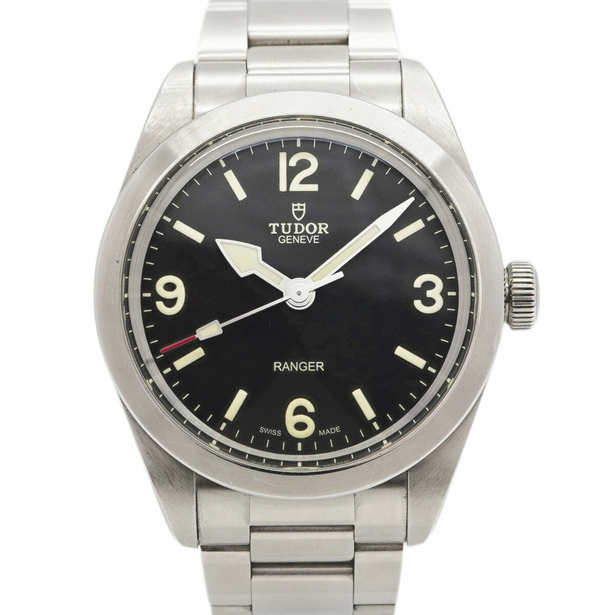Pre-Owned Tudor Ranger 79950 Black Dial Men's Watch