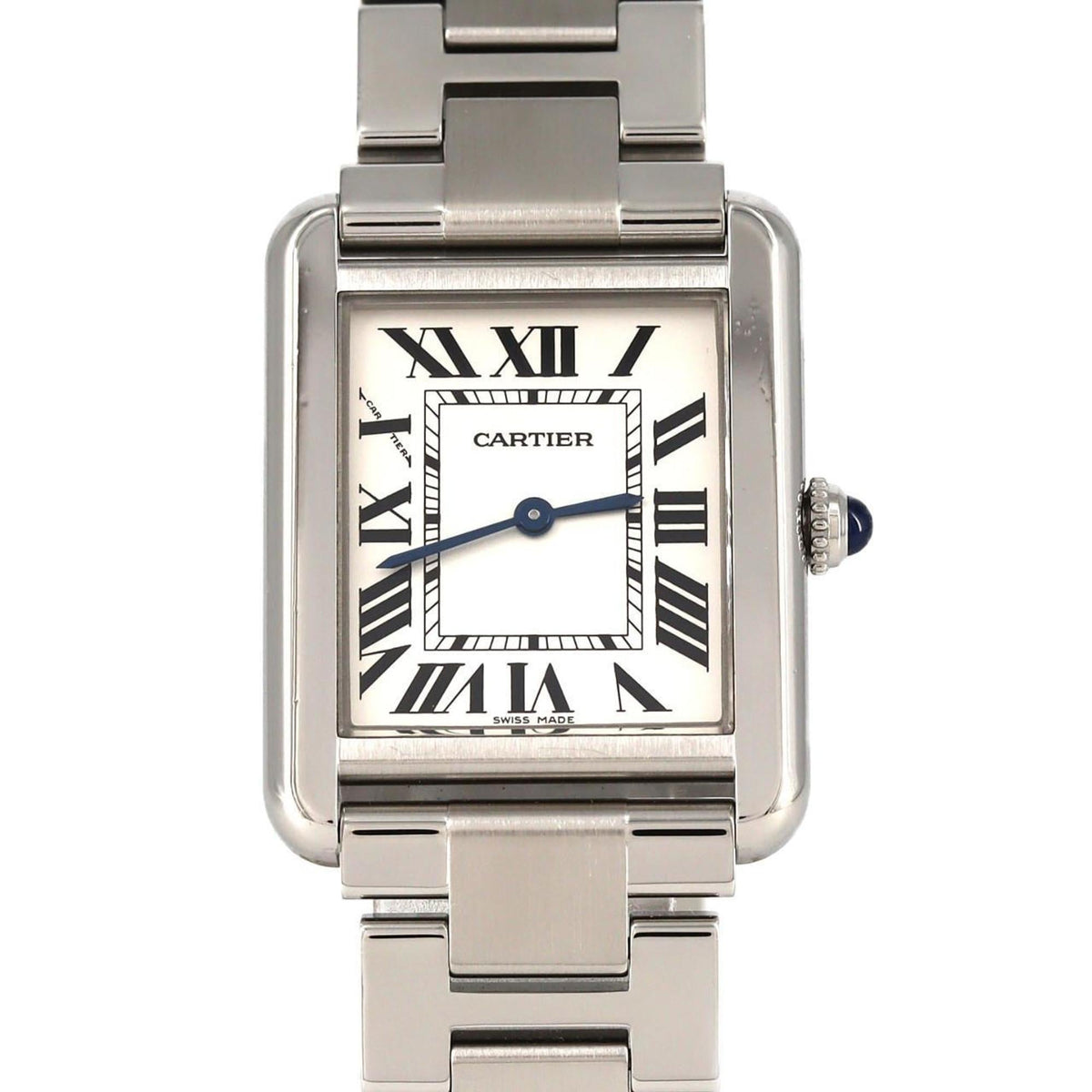Pre-Owned Cartier Tank Solo SM W5200013 Stainless Steel Quartz Watch