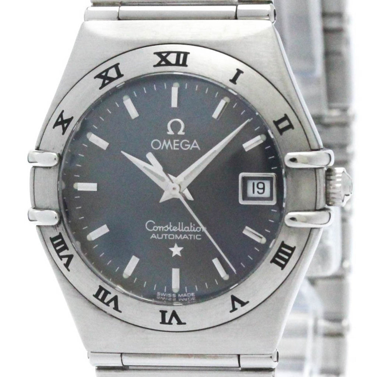 Gebrauchte polierte OMEGA Constellation Stahl Automatik Damenuhr 1592.40 BF572180 