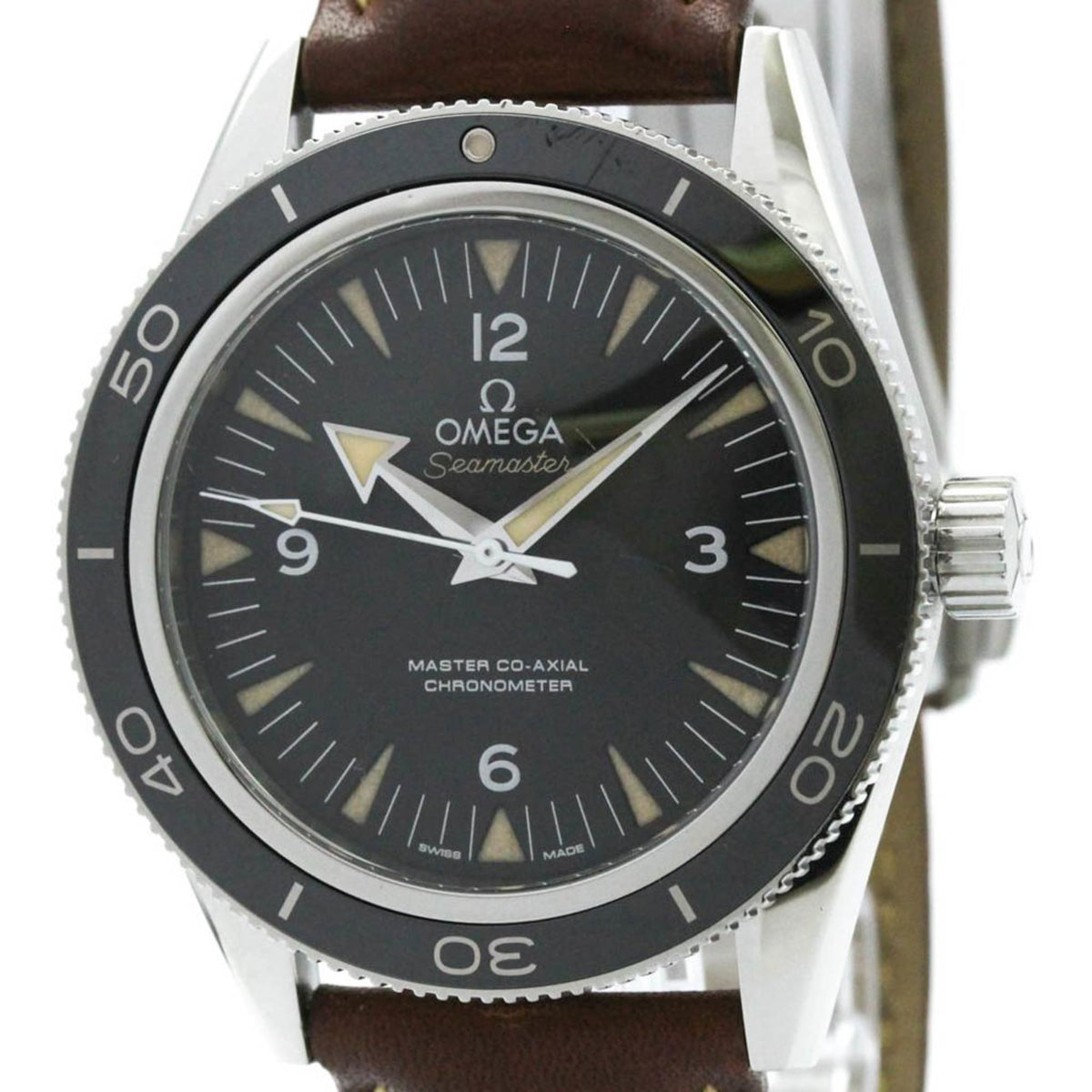 Pre-Owned OMEGA Seamaster 300 Master Co-axial Watch 233.32.41.21.01.002 Polished