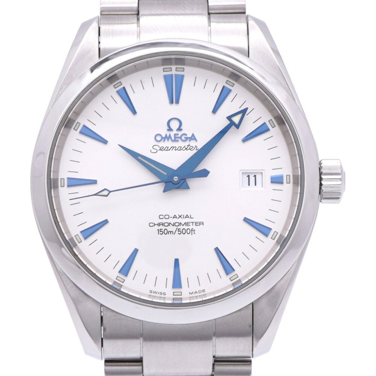 Gebraucht Wie neu OMEGA Seamaster Aqua Terra Co-Axial 2503.33 Automatik Uhr Edelstahl Silber/Blau 0969OMEGA Herren 