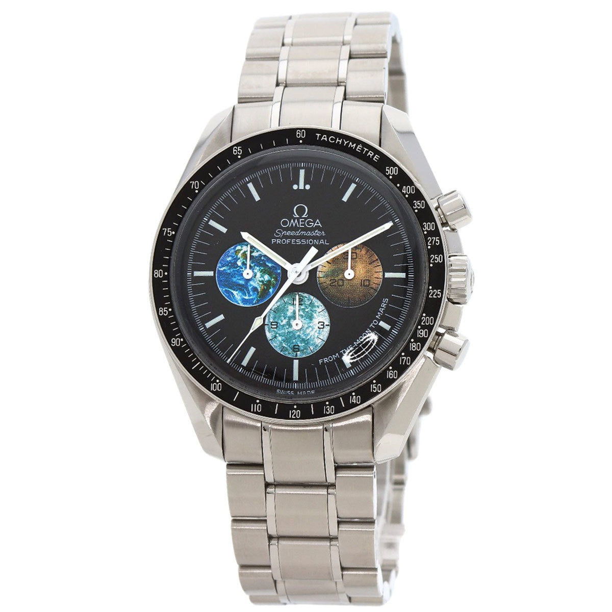 Gebrauchte OMEGA 3577.50 Speedmaster From the Moon to Mars Uhr Edelstahl/SS Herren 