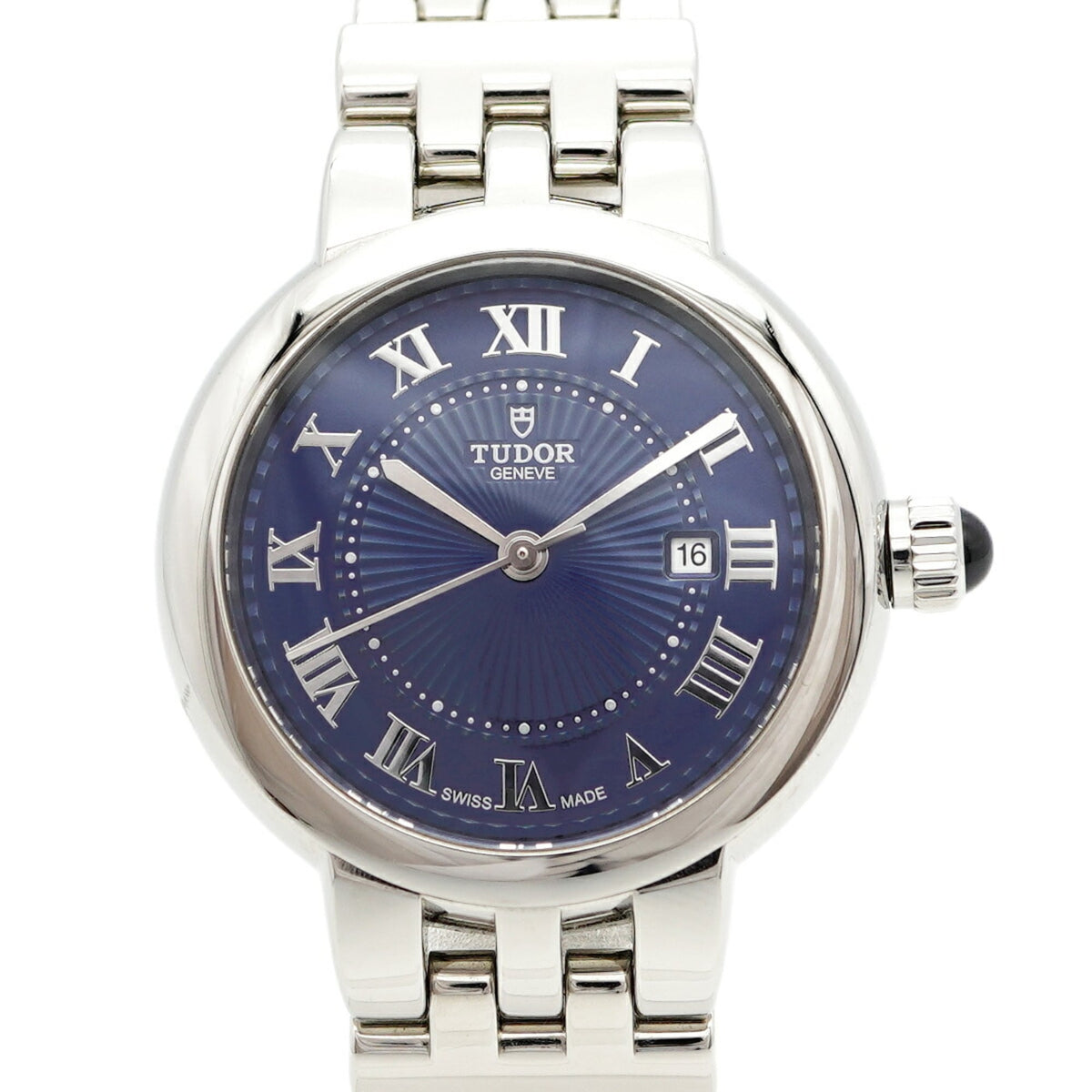Pre-Owned Tudor Ranger 35500 Blue Dial Women's Watch