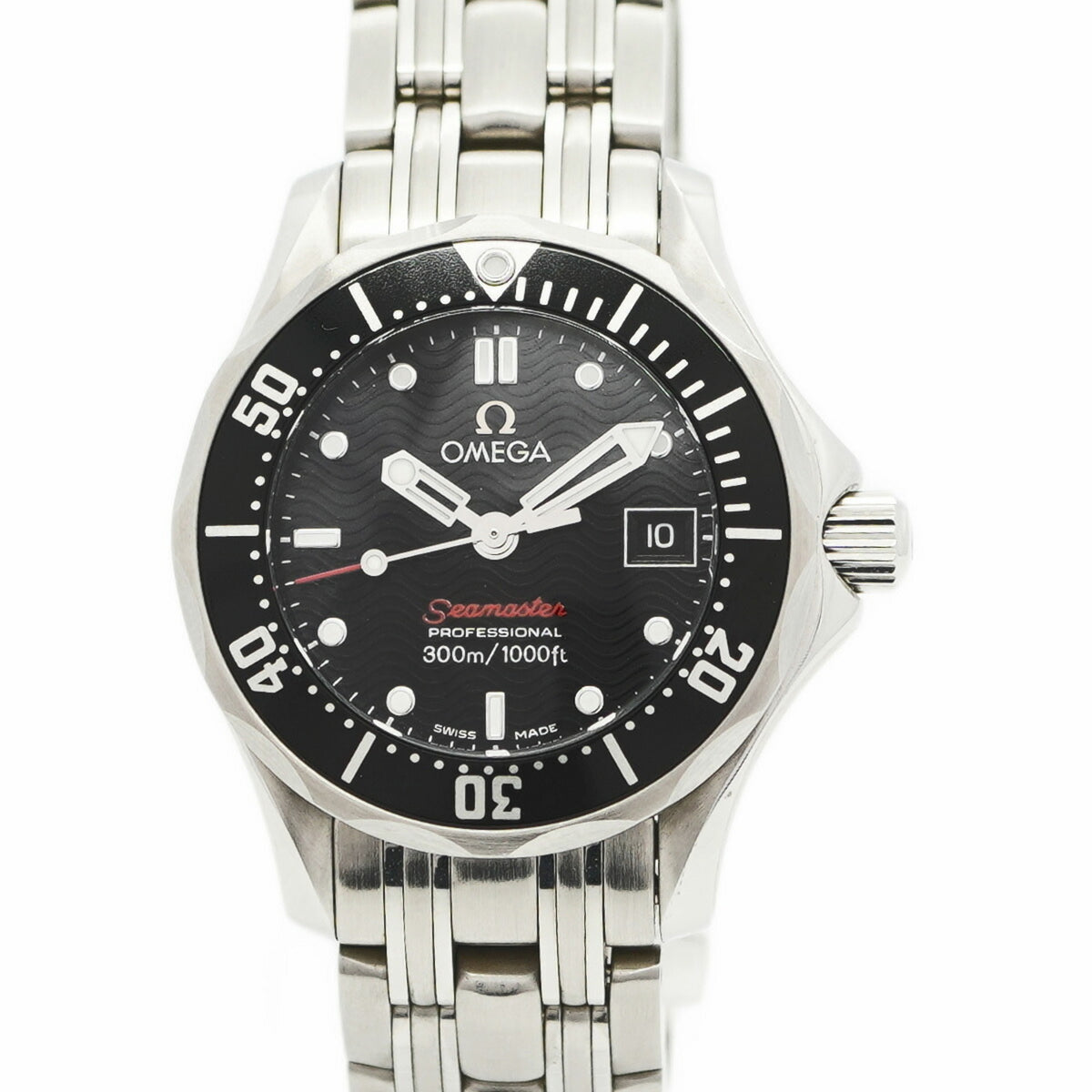 Pre-Owned Omega Seamaster 212.30.28.61.01.001 Black Dial Women's Watch