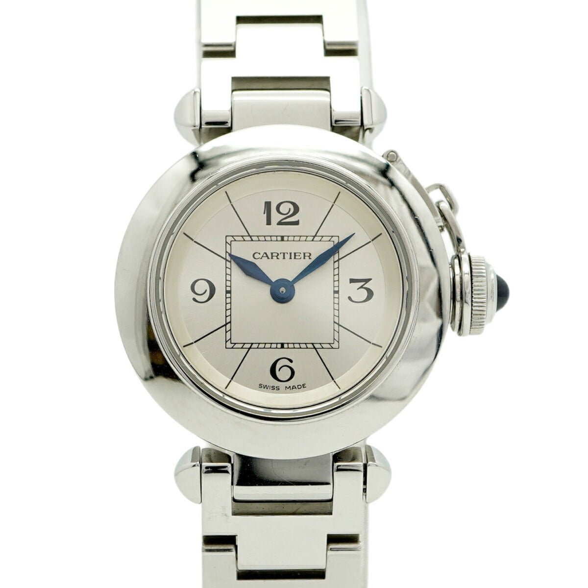 Pre-Owned Cartier Miss Pasha W3140007 Silver Dial Women's Watch