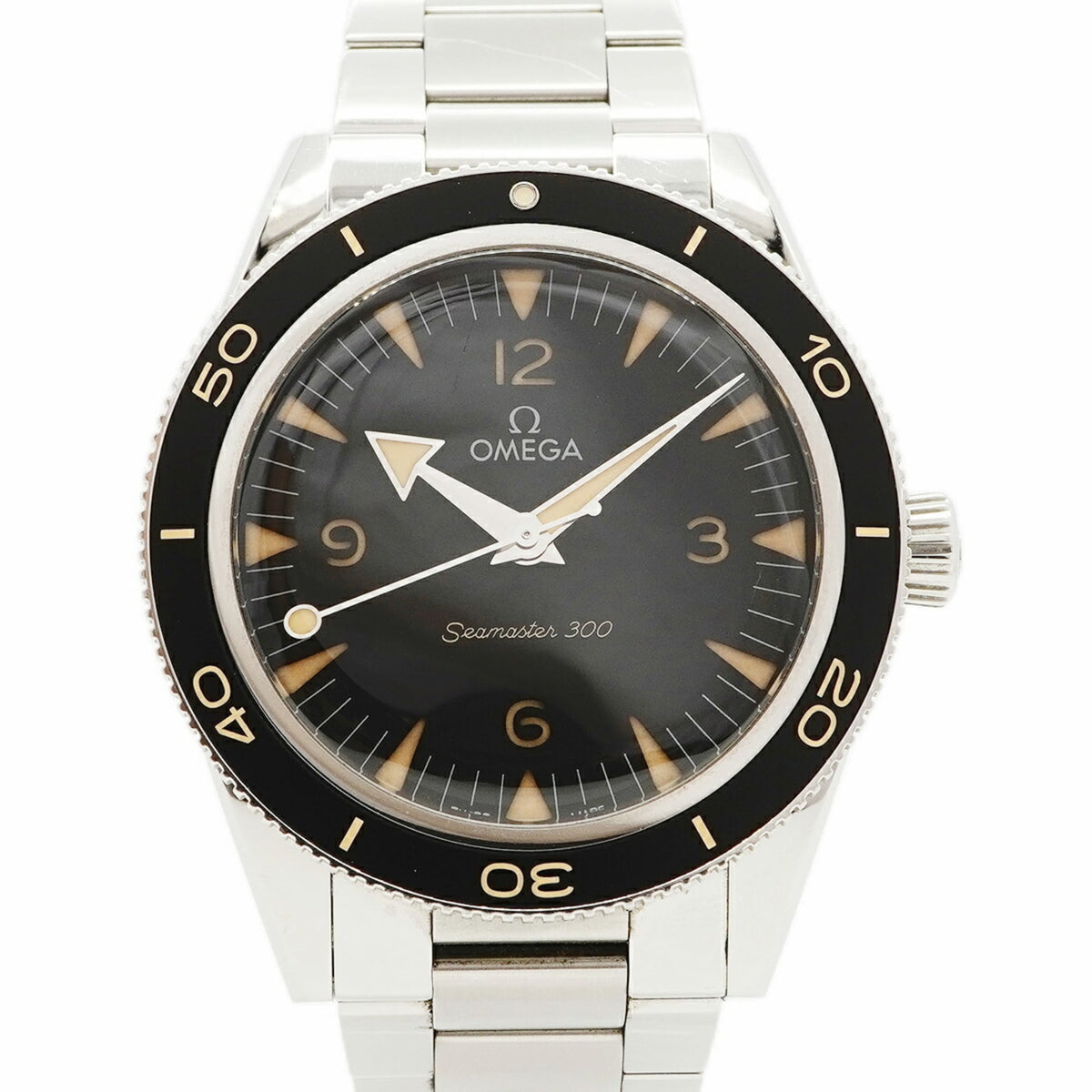 Pre-Owned Omega Seamaster 234.30.41.21.01.001 Black Dial Men's Watch