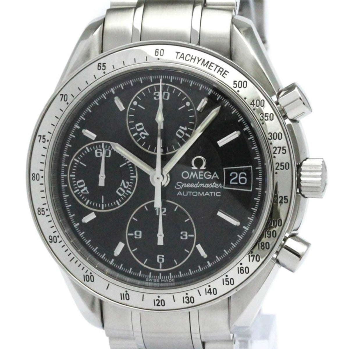 Gebrauchte OMEGA Speedmaster Date Steel Automatik Herrenuhr 3513.50 poliert 