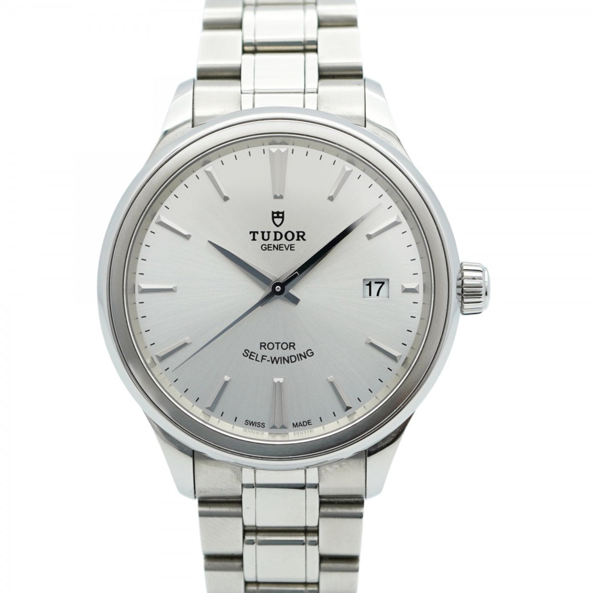 Pre-Owned Tudor Style 12500 Silver Dial Men's Watch