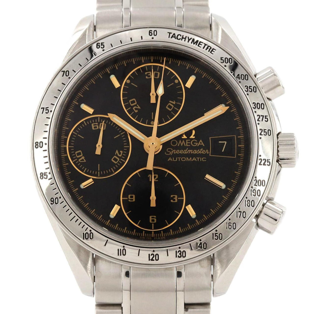 Gebrauchte Omega Speedmaster Date 3513.54 SS Automatikuhr 