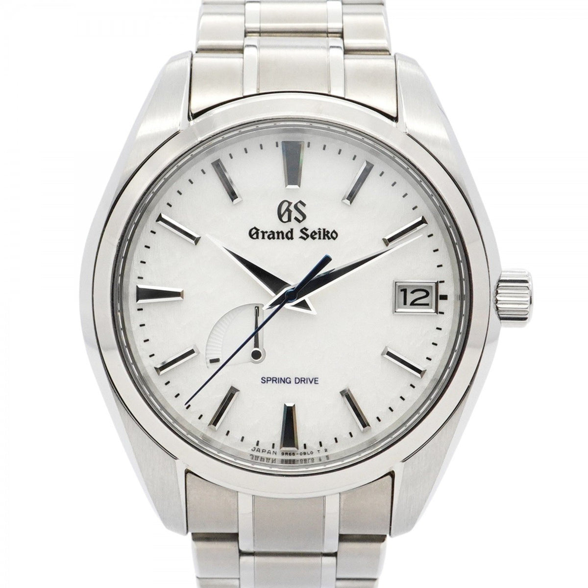 Gebrauchte Seiko Grand 9R65-0AE0 Herrenuhr mit silbernem Zifferblatt 
