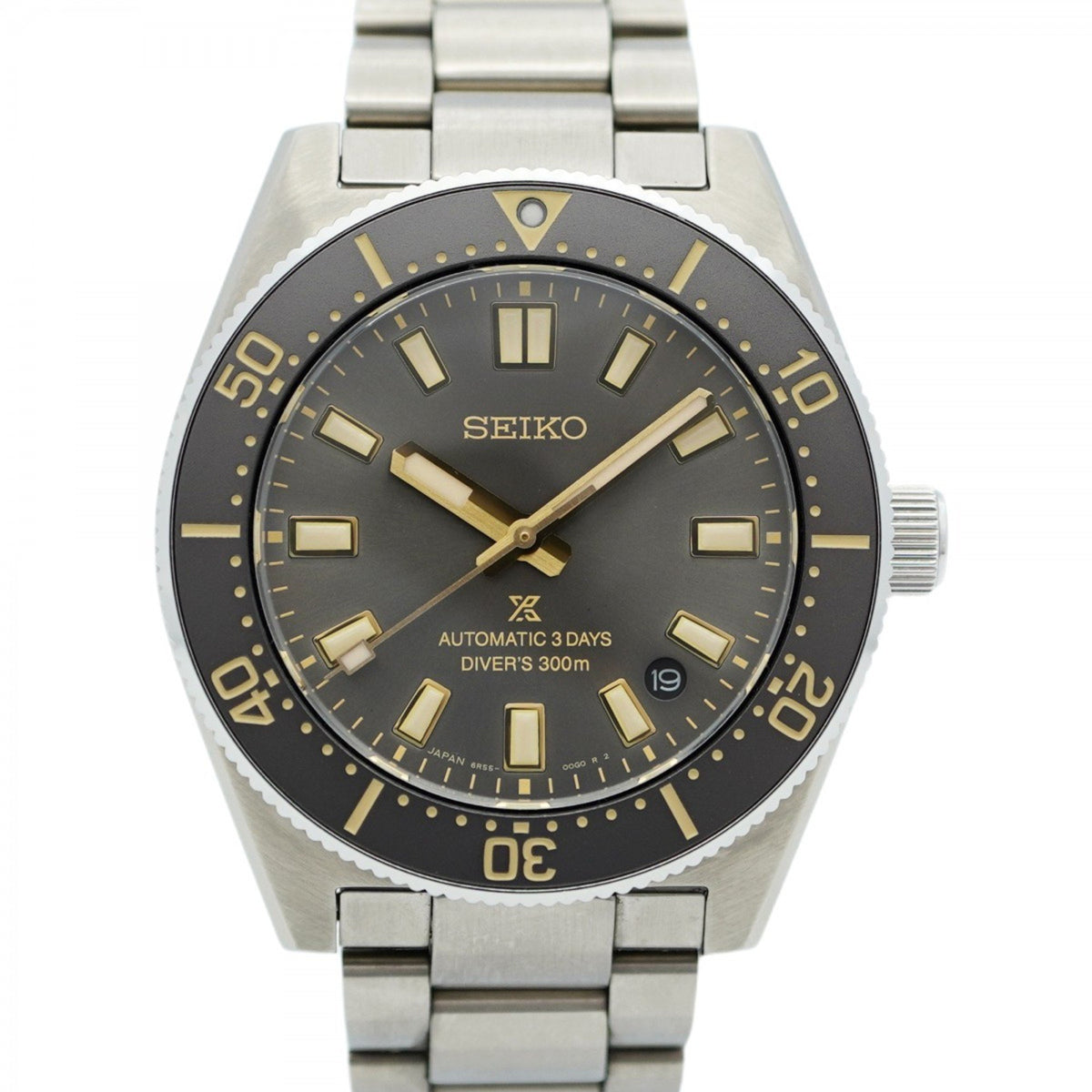 Pre-Owned Seiko Prospex 6R55-00G0 Men's Gray Dial Watch