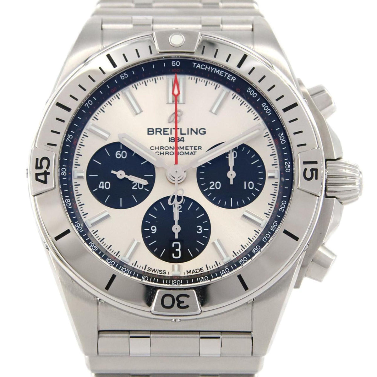 Gebrauchte Breitling Chronomat B01 42 AB0134 AB0134101G1A1 SS Armbanduhr Automatik 