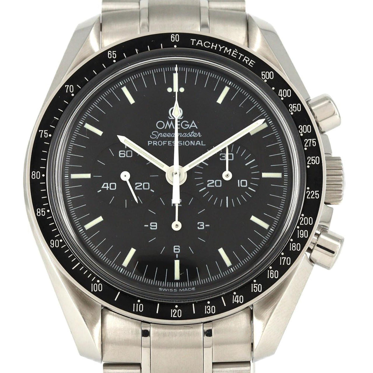 Pre-Owned Omega Speedmaster Pro 3572.50 SS Manual Winding