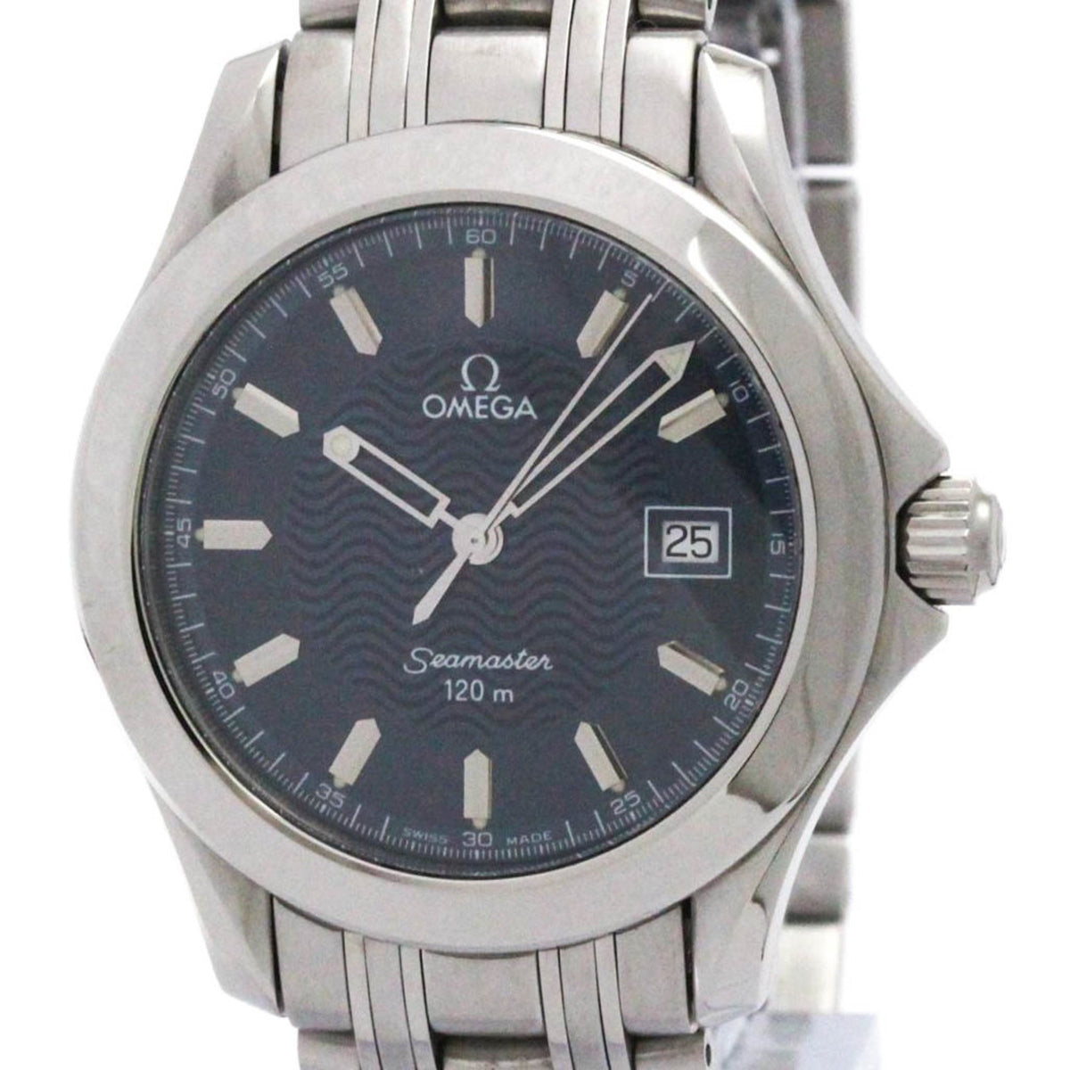 Gebrauchte OMEGA Seamaster 120M Stahl Quarz Herrenuhr 2511.81 Poliert 