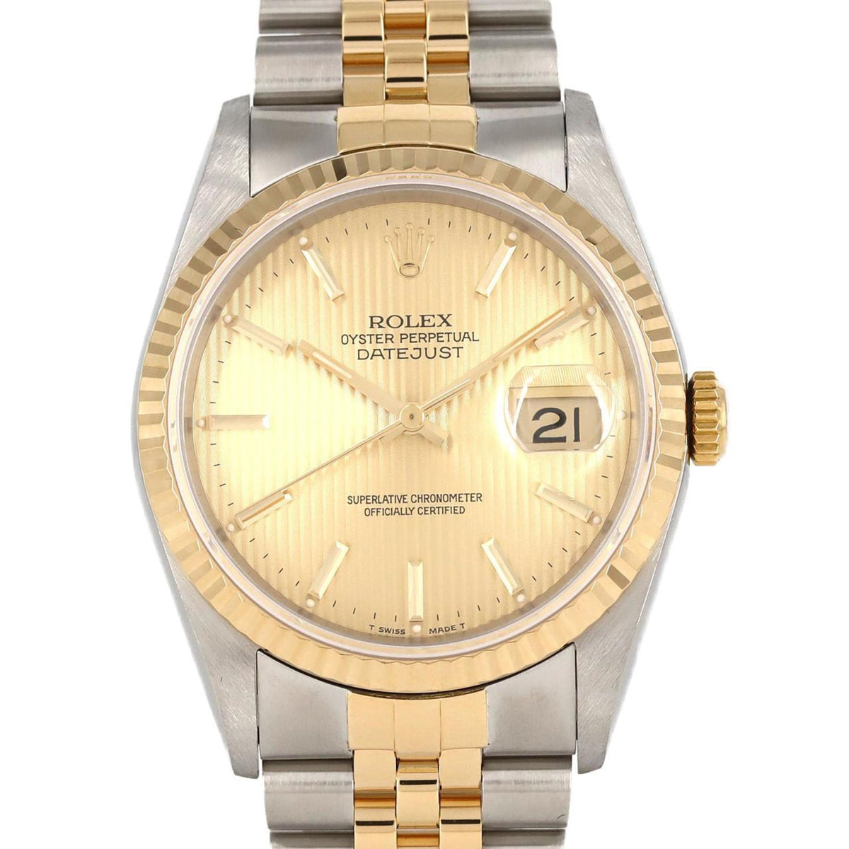 Gebrauchte Rolex Datejust 16233 SSxYG Automatikuhr, X-Serie 