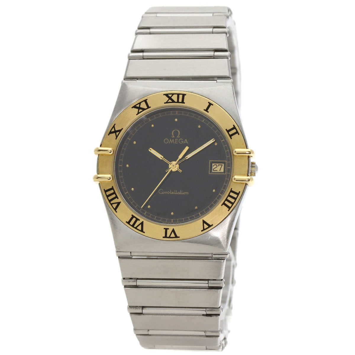 Pre-Owned Omega Constellation Flat Bezel Stainless Steel Watch SSx18KYG Men's