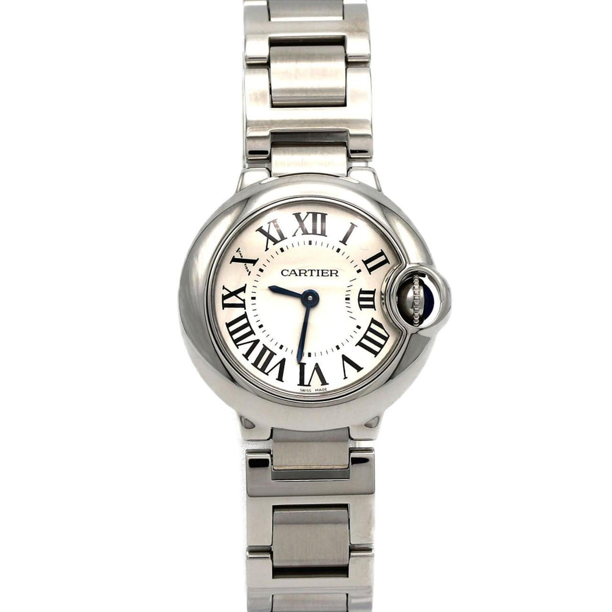 Pre-Owned Cartier Ballon Bleu SM W69010Z4 SS Quartz Watch