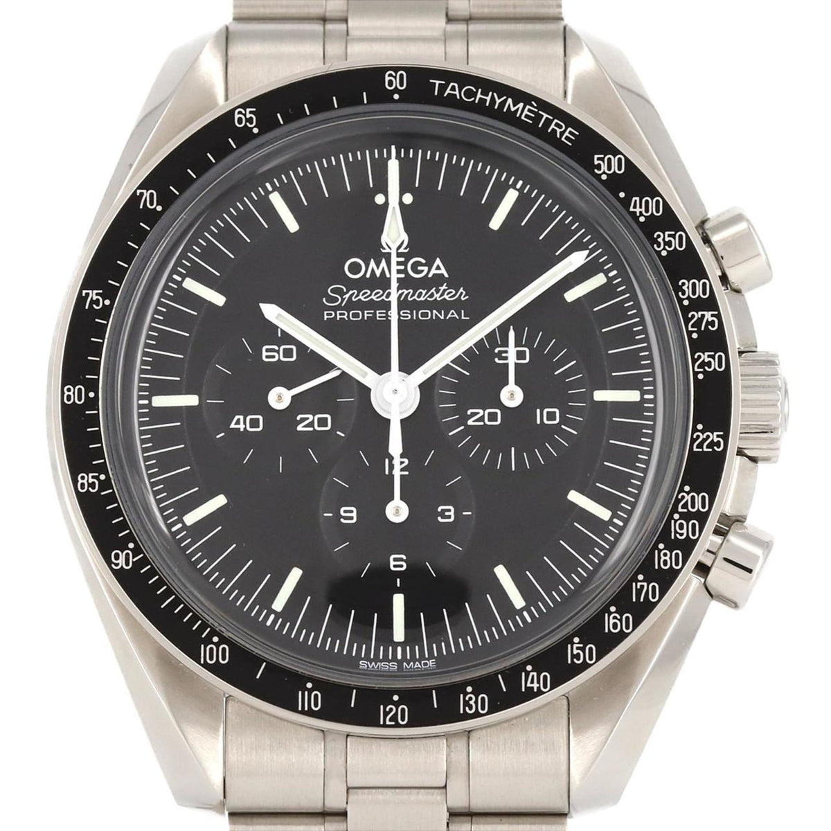 Gebrauchte Omega Speedmaster Moonwatch Pro 310.30.42.50.01.001 SS Armbanduhr Handaufzug 
