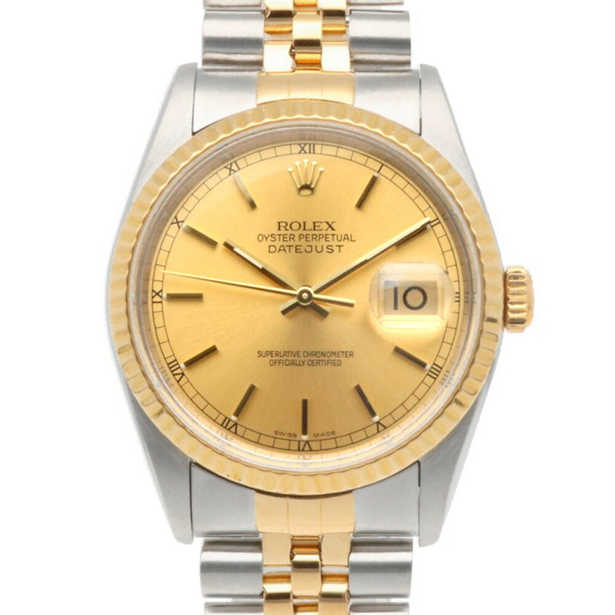 Pre-Owned Rolex Datejust Oyster Perpetual Watch, Stainless Steel, 16233, Automatic, Overhauled and Refinished, X-Serial, Men's, ROLEX