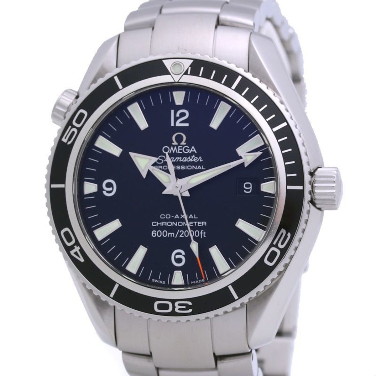 Gebrauchte OMEGA Seamaster 600 Planet Ocean Date 2201.50.00 Edelstahl Herrenuhr 39958 