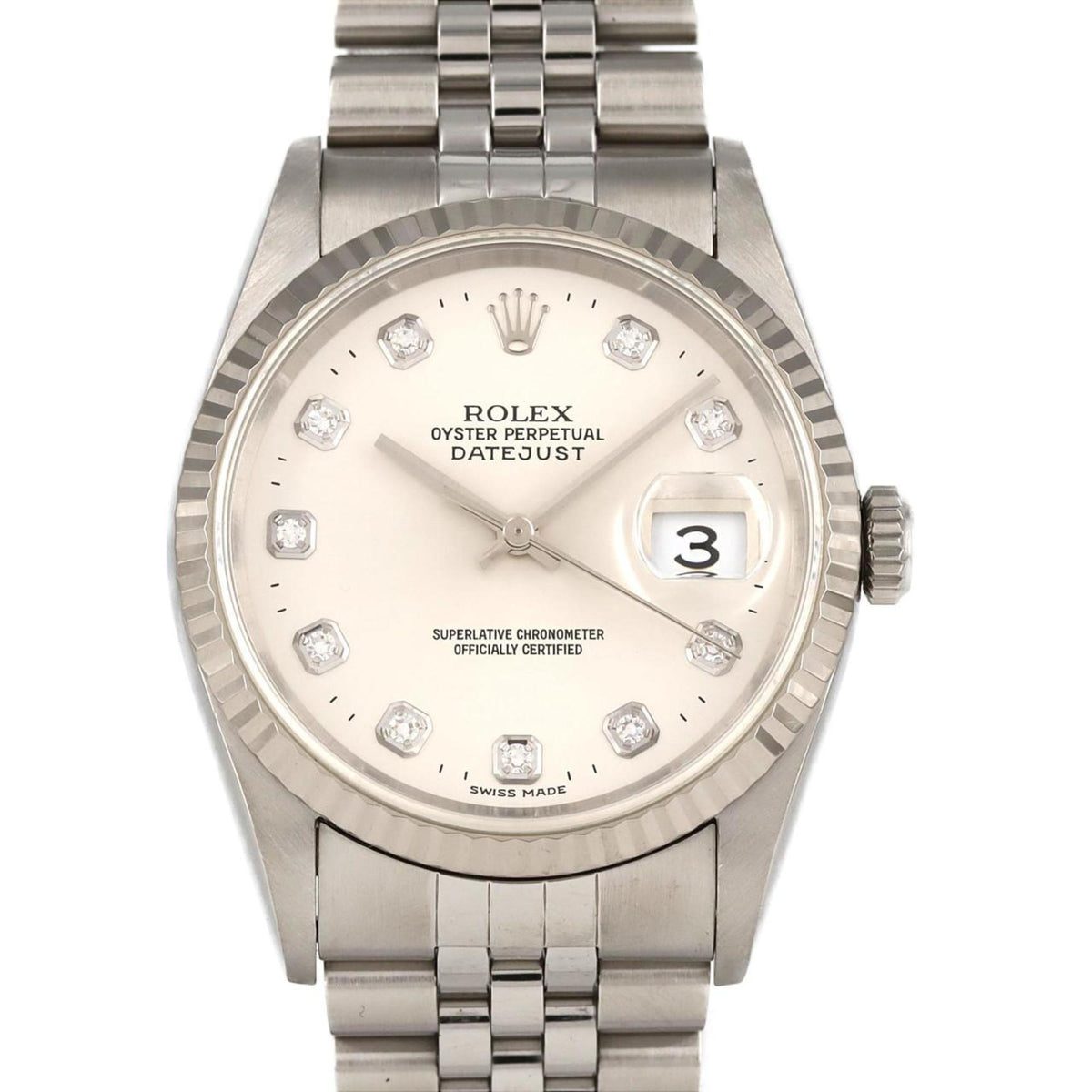 Gebrauchte Rolex Datejust 16234G SSxWG Automatikuhr, T-Serie 