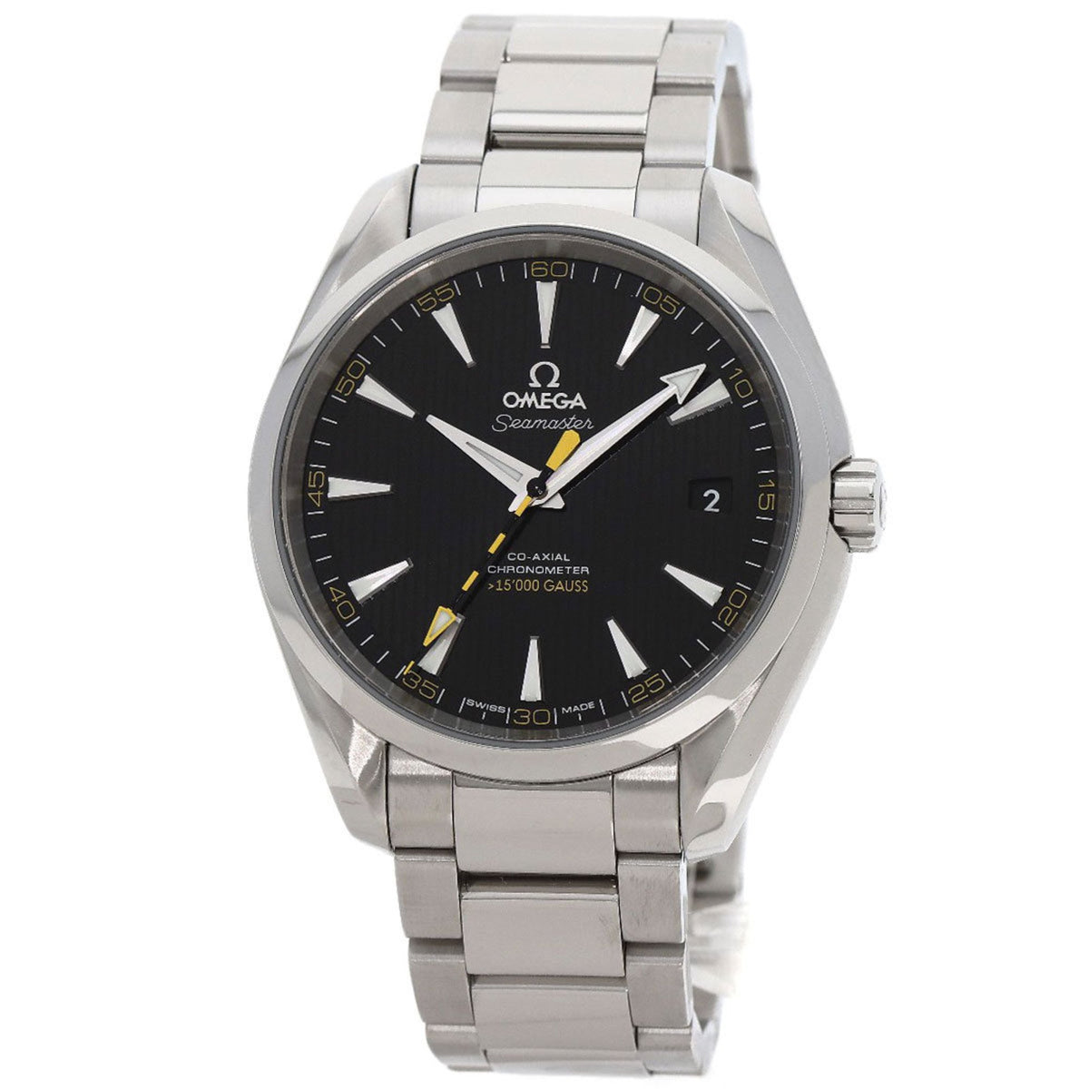 Gebrauchte Omega 231.10.42.21.01.002 Seamaster Aqua Terra 15000 Gauss Uhr Edelstahl SS Herren 