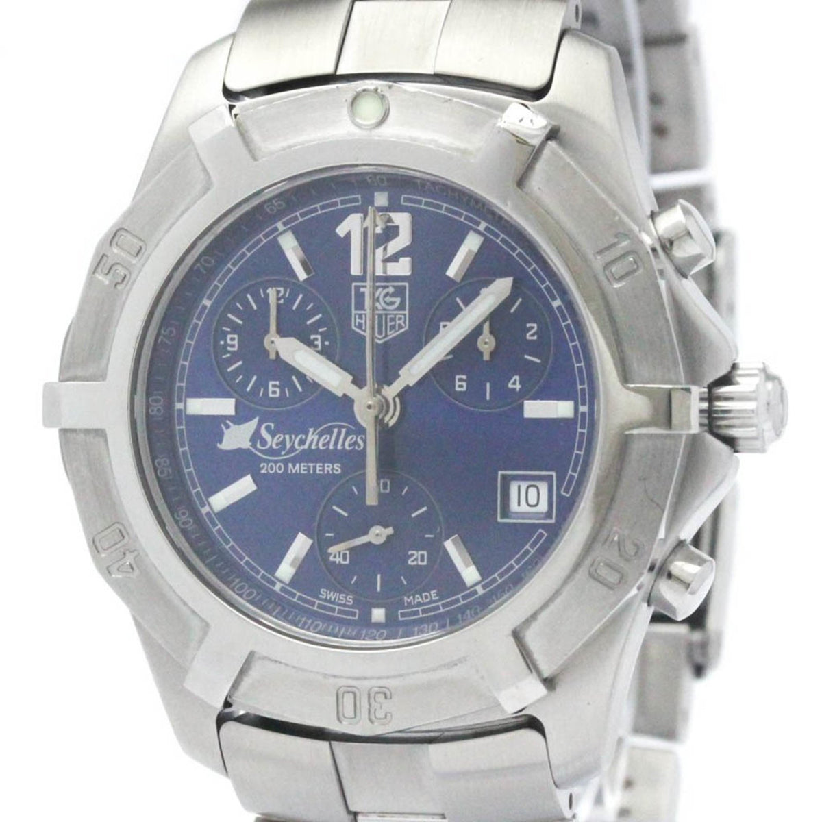Gebrauchte TAG HEUER 2000 Exklusive Chronographenuhr Seychellen CN111D BF563356 