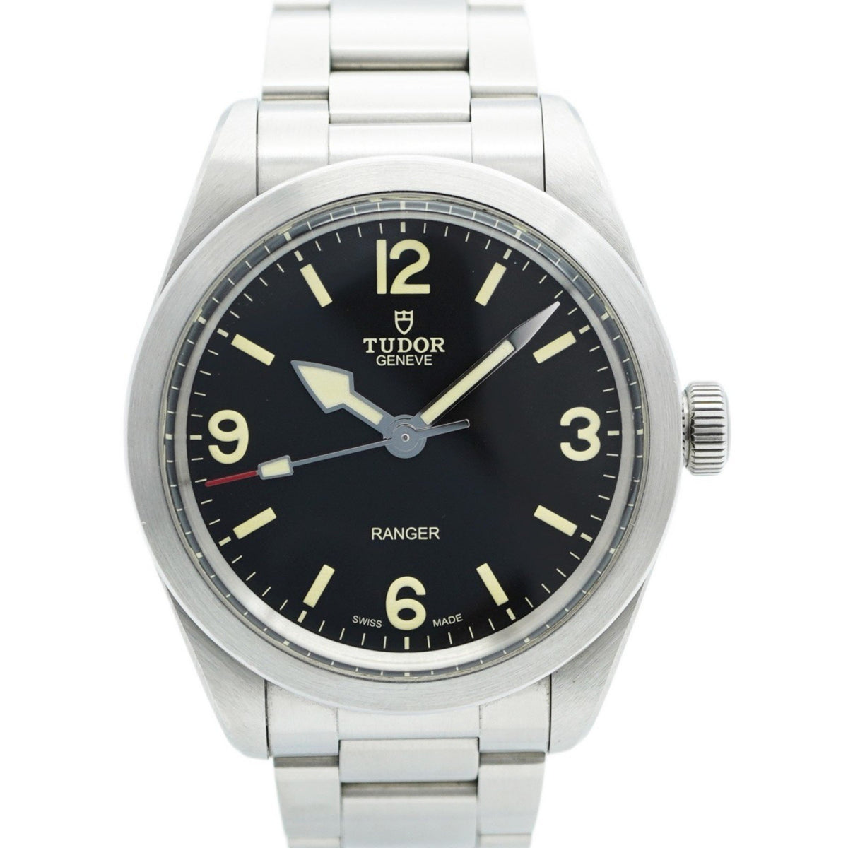 Pre-Owned Tudor Ranger 79950 Black Dial Men's Watch