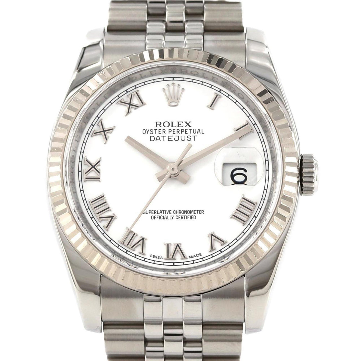 Gebrauchte Rolex Datejust 116234 SSxWG Automatikuhr, Zufallszahl 