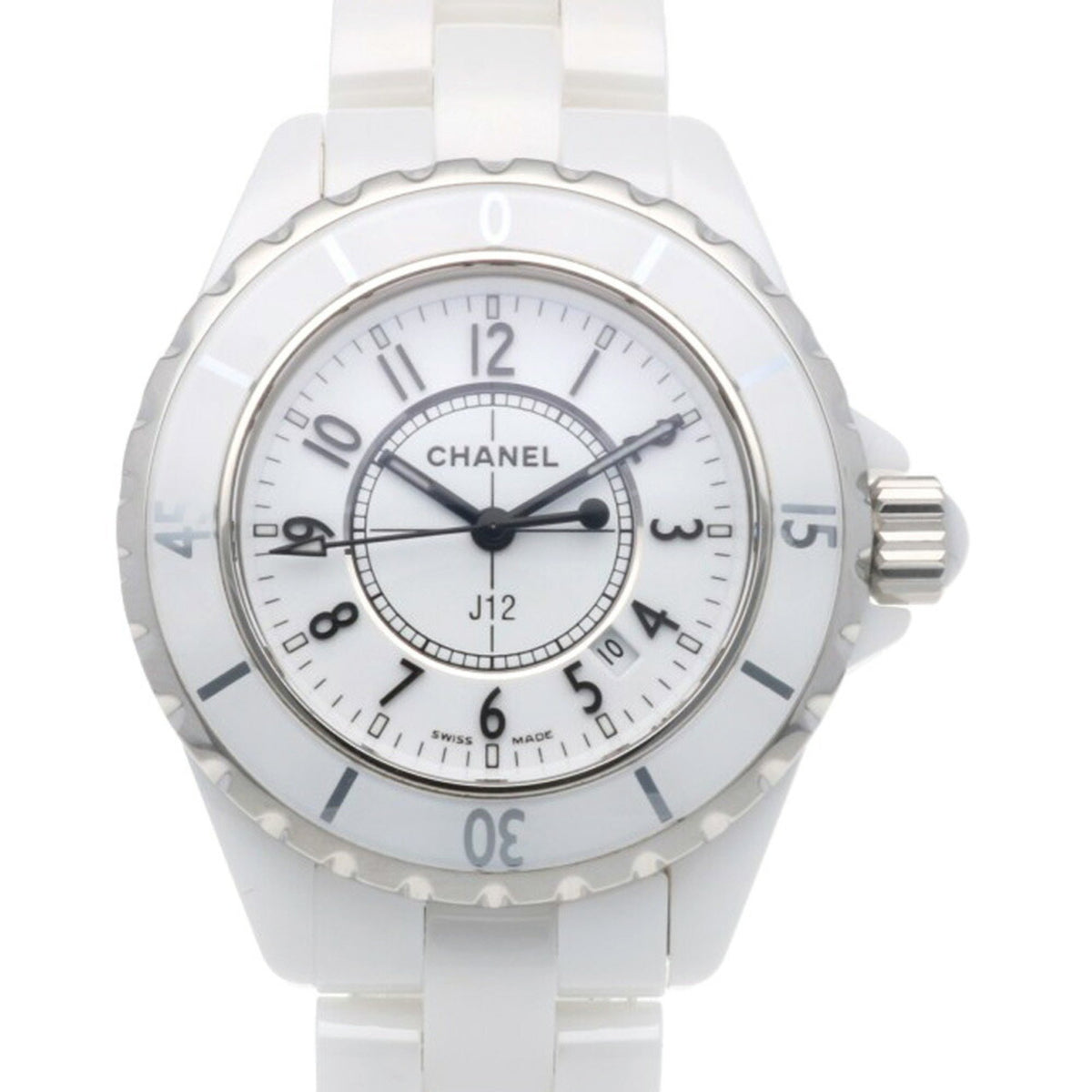 Pre-Owned Chanel J12 Watch, Stainless Steel, H0968, Quartz, Women's, CHANEL