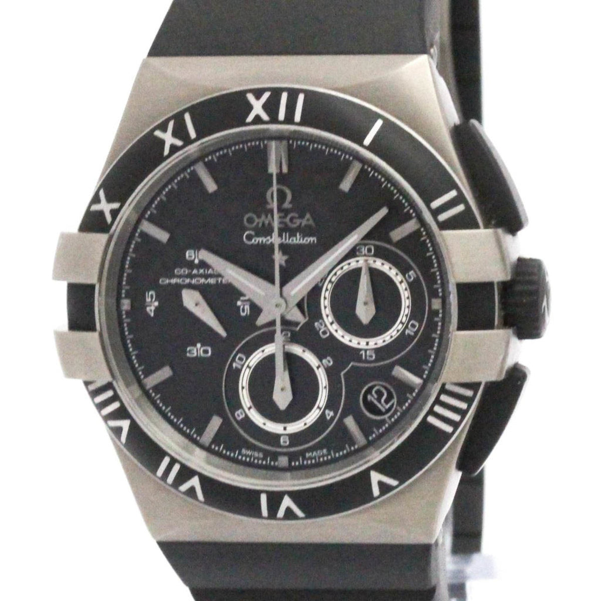 Gebrauchte OMEGA Constellation Double Eagle Uhr 121.92.35.50.01.001 Poliert 