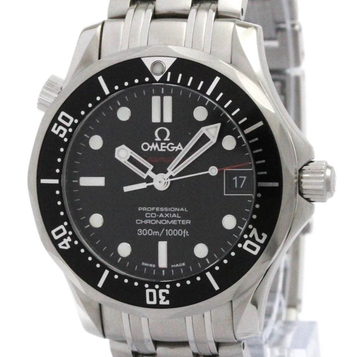 Pre-Owned OMEGA Seamaster Diver 300M Mid Size Watch 212.30.36.20.01.001 Polished