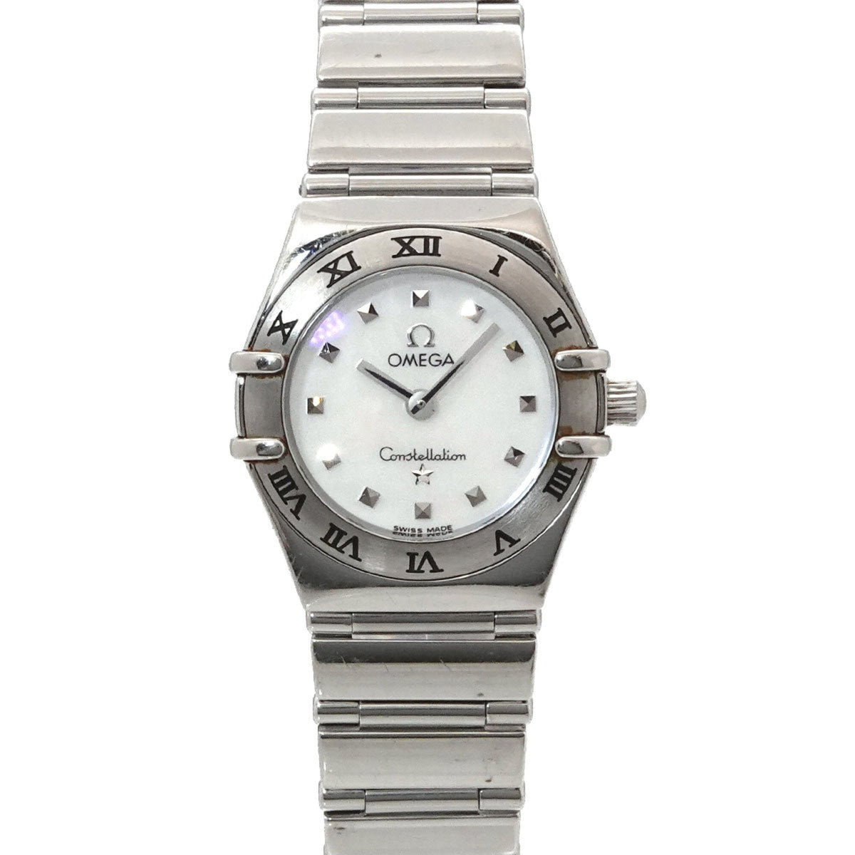 Pre-Owned Omega Constellation Mini My Choice 1561 71 Women's Watch White Shell Quartz