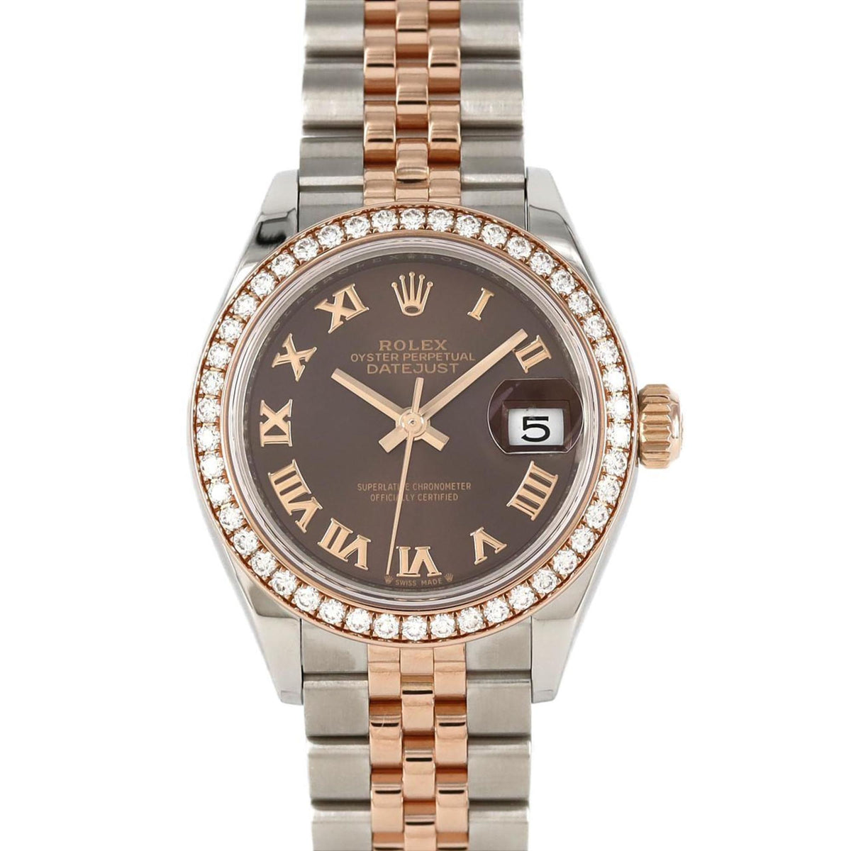 Gebrauchte Rolex Datejust 279381RBR SSxPG Uhr mit automatischem Aufzug und Zufallszahl 