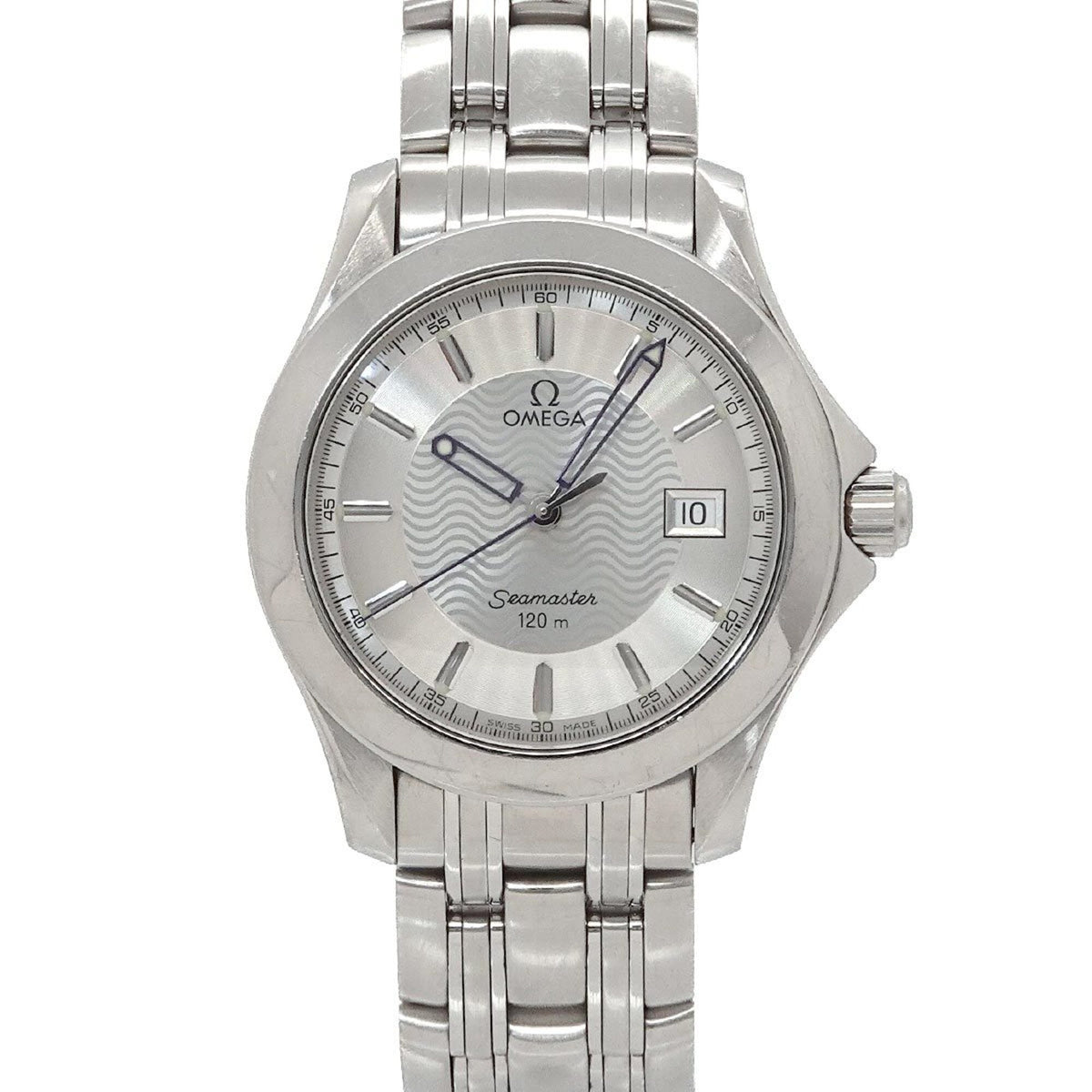 Pre-Owned Omega Seamaster 120 2511 31 Men's Watch, Date, Silver, Quartz Watch