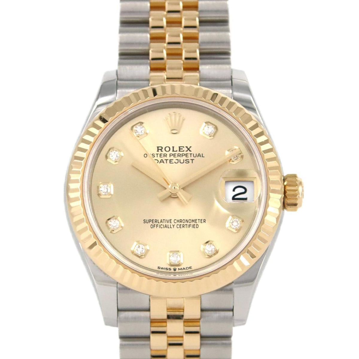 Gebrauchte Rolex Datejust 278273G SSxYG Armbanduhr Automatik Zufallszahl 