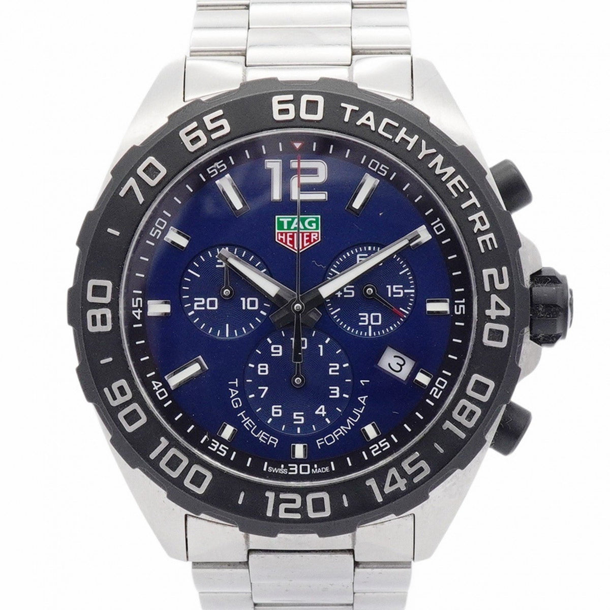 Pre-Owned Tag Heuer CAZ101AV Blue Dial Men's Watch