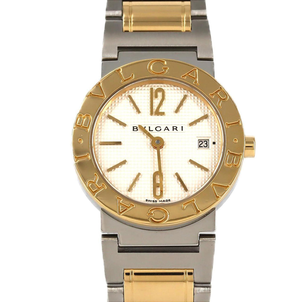 Pre-Owned Bvlgari Two-tone BB26SG BB26WSGD SSxYG Quartz Watch